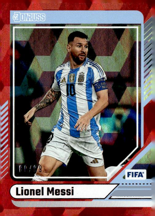 2024-25 Donruss #80 Lionel Messi Red Cubic #/99