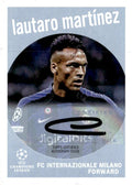 2022-23 Topps UEFA Club #59-30 Lautaro Martínez 1959 Topps Autographs #/100