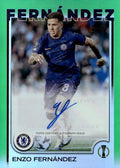 2024-25 Topps UEFA Club #A-EF Enzo Fernández Base Autographs Green Foil #/99