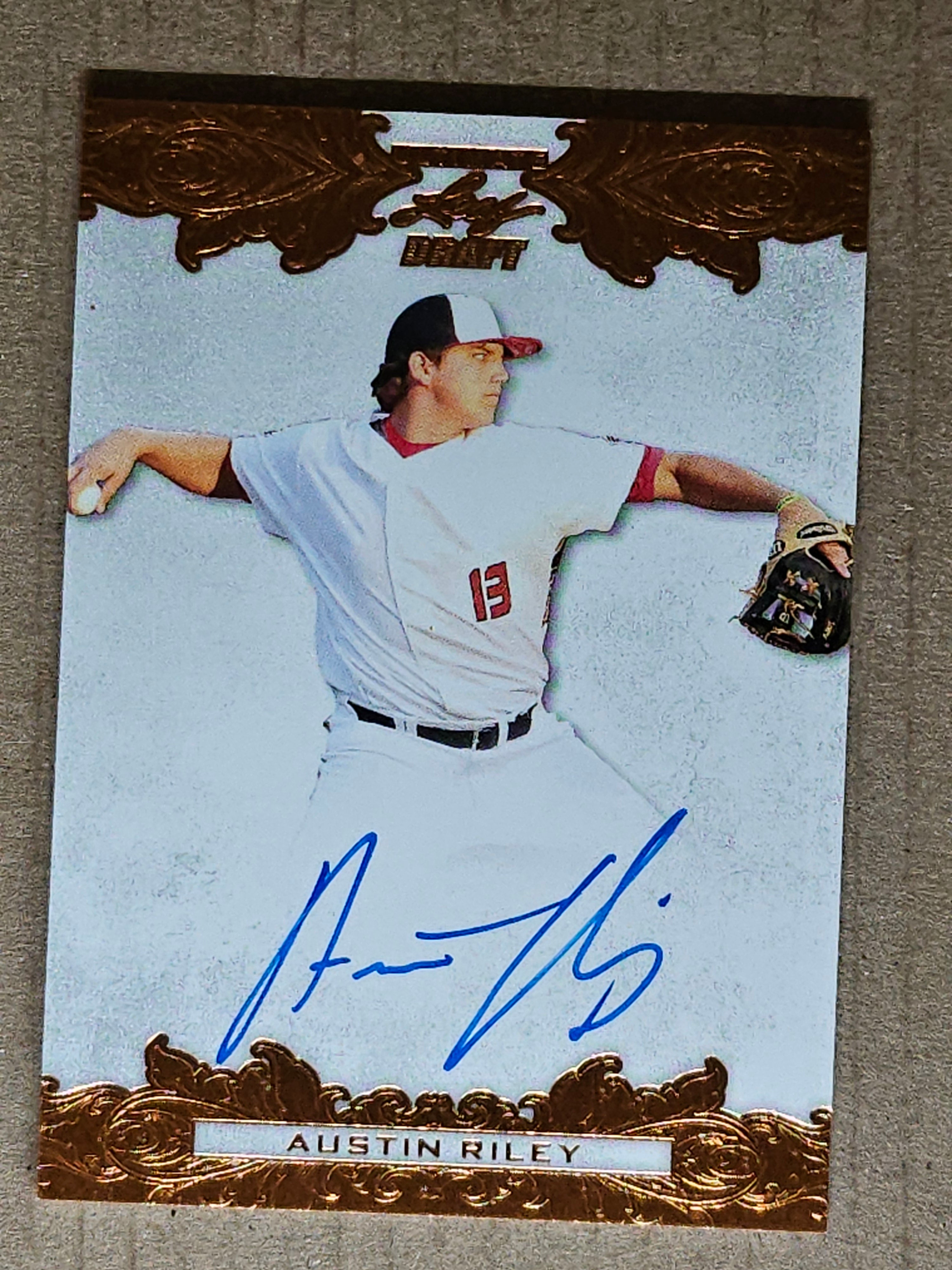 2015 Leaf Ultimate #BA-AR2 Austin Riley