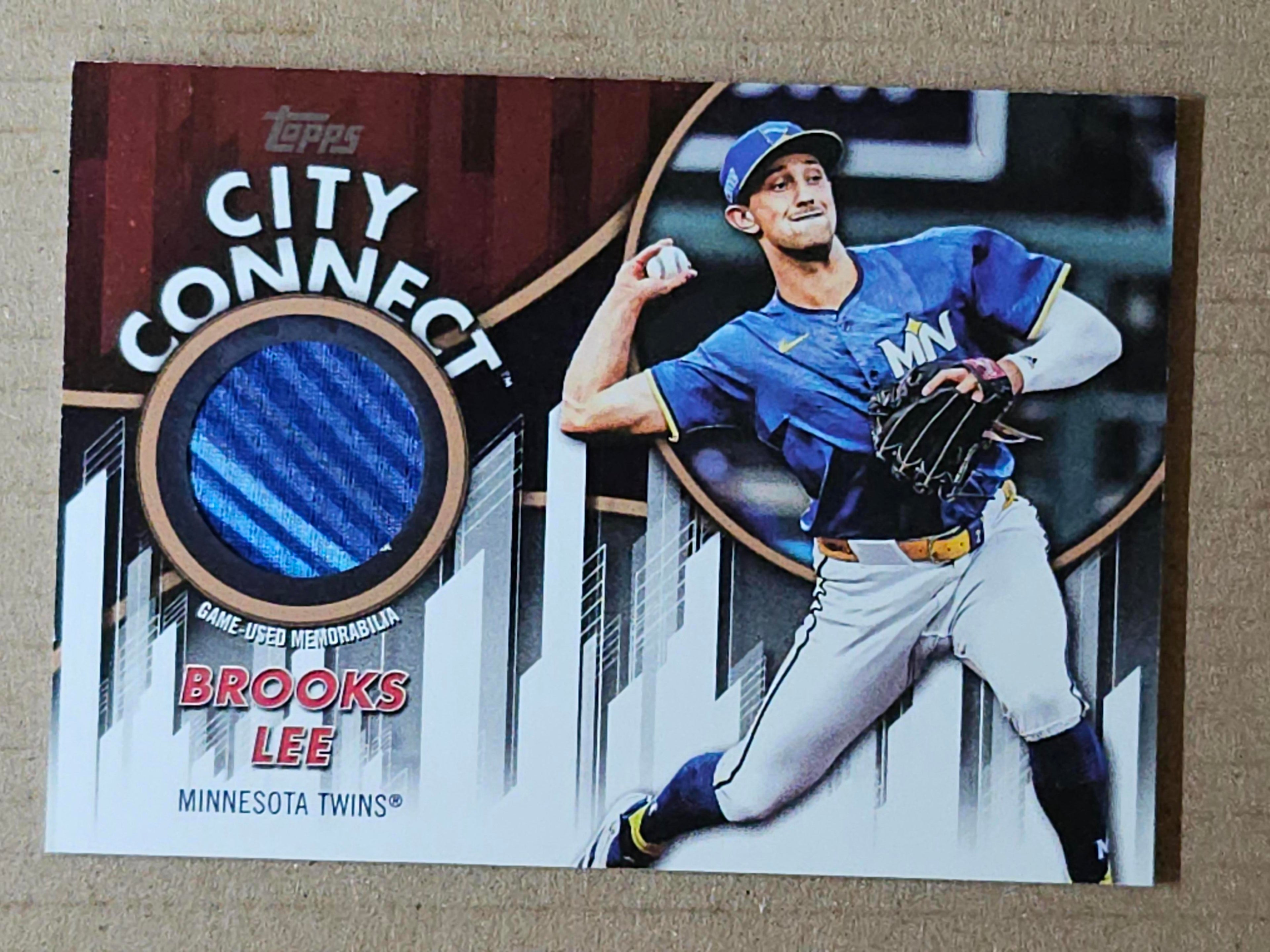 2026 Topps #CC-BL Brooks Lee City Connect Swatch Collection Relics Gold #/50