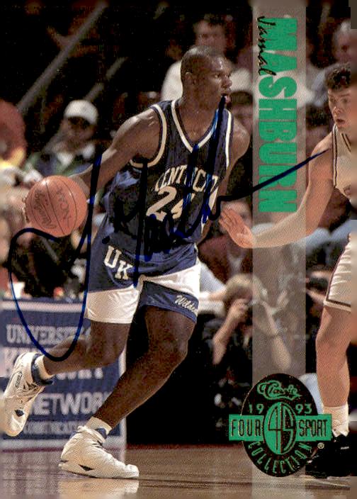 1993 Classic Four Sport #NNO Jamal Mashburn Autographs