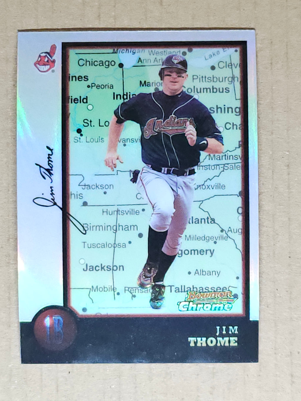 1998 Bowman Chrome #56 Jim Thome International Refractors