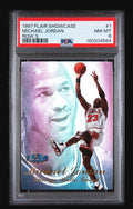 1997-98 Flair Showcase #1 Michael Jordan Row 3 PSA 8