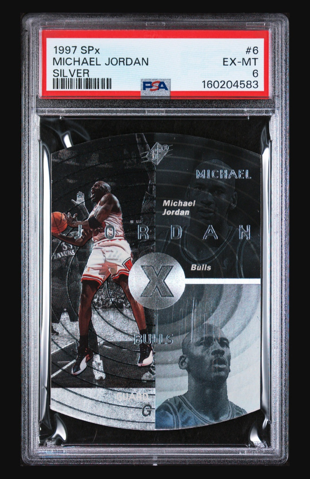 1997-98 SPx #6 Michael Jordan Silver PSA 6