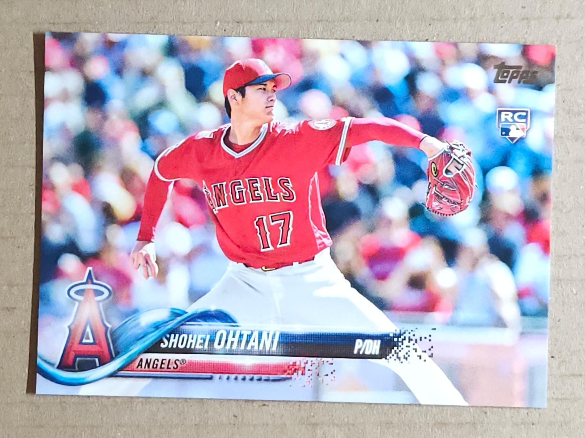 2018 Topps #700 Shohei Ohtani Factory Set Bonus: Rookie Image Variation