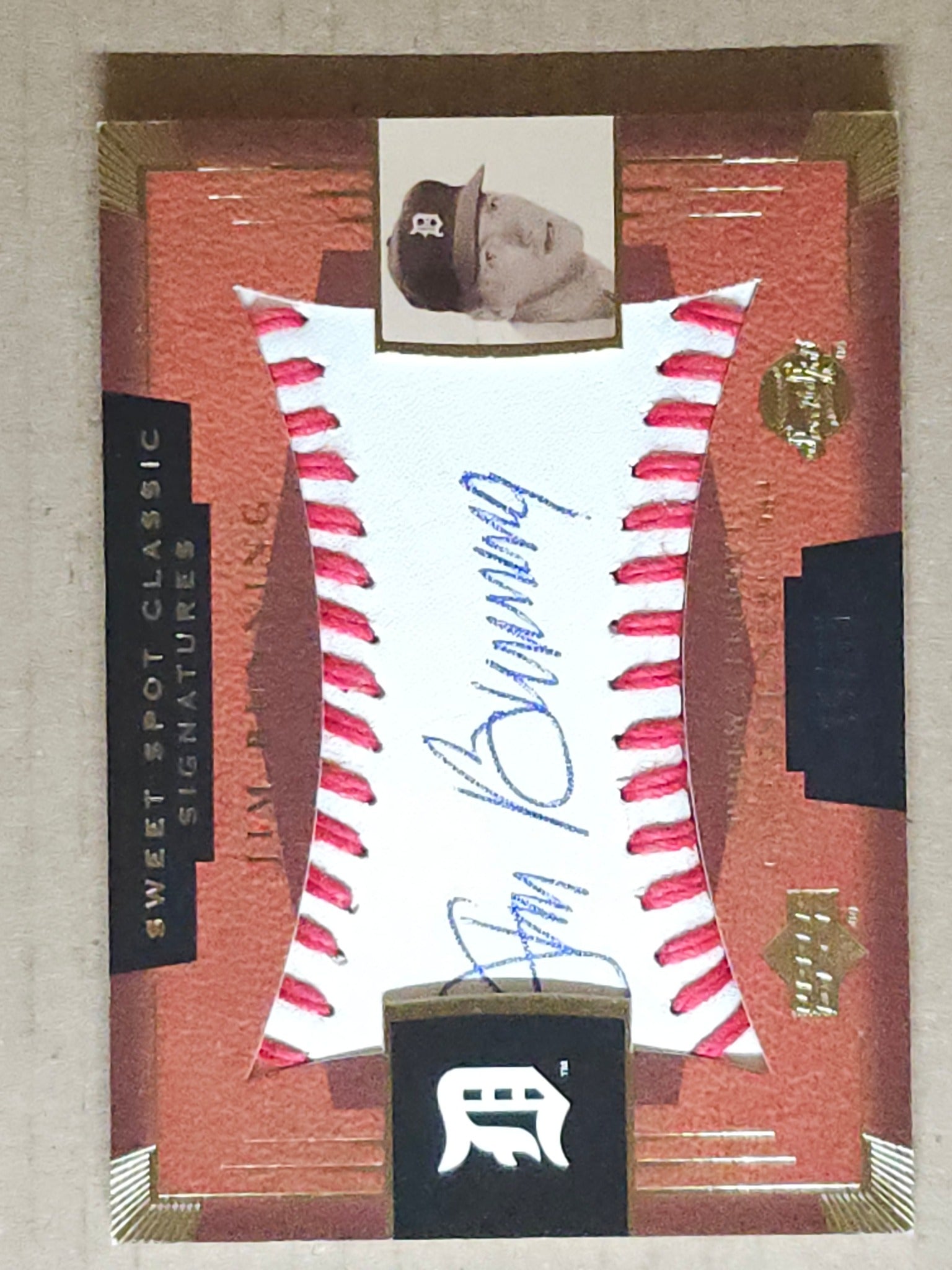 2004 Upper Deck Sweet Spot Classic #SSA-32 Jim Bunning Signatures Blue #/65
