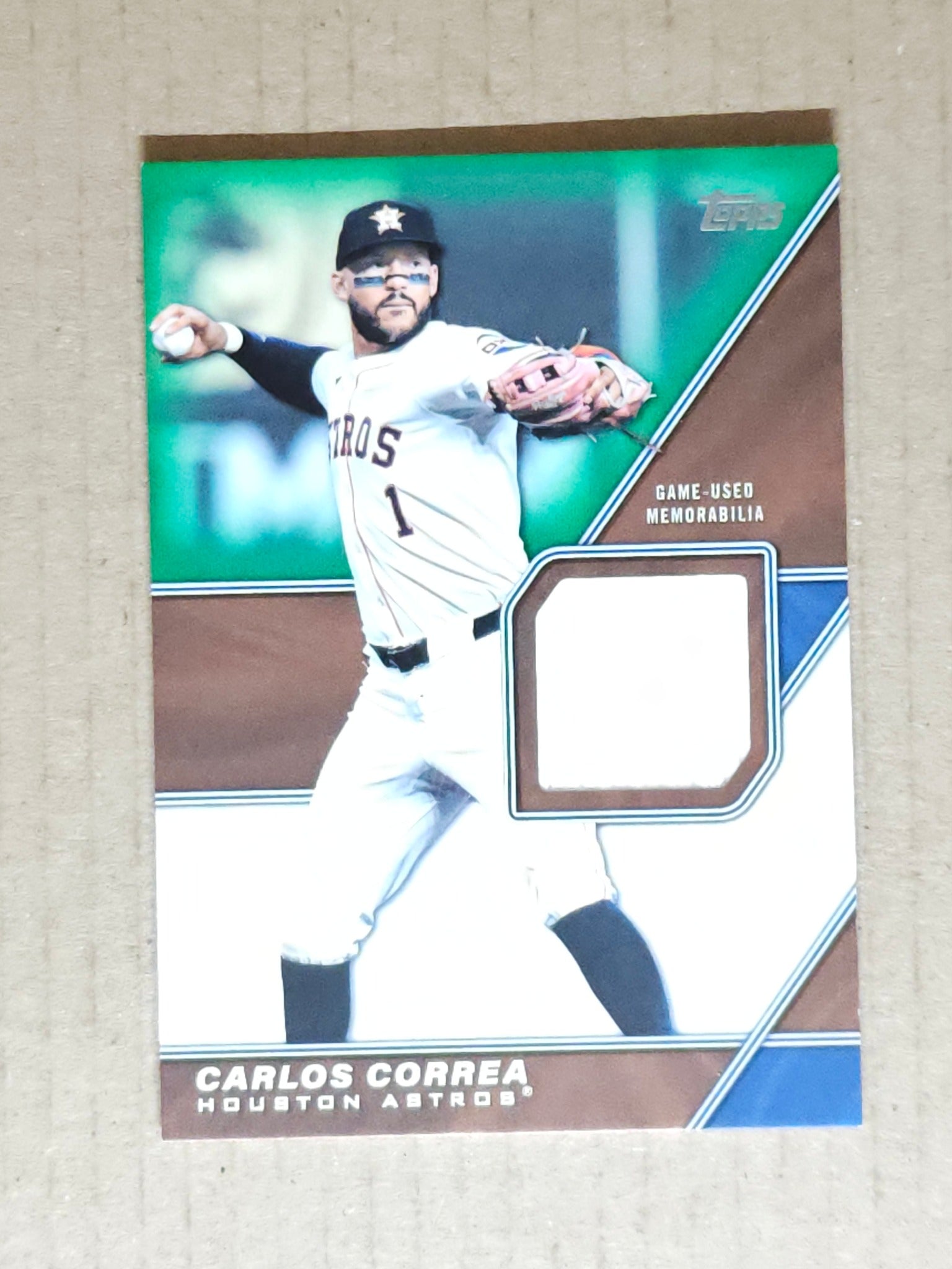 2026 Topps Carlos Correa Major League Materials Relics Green #/99