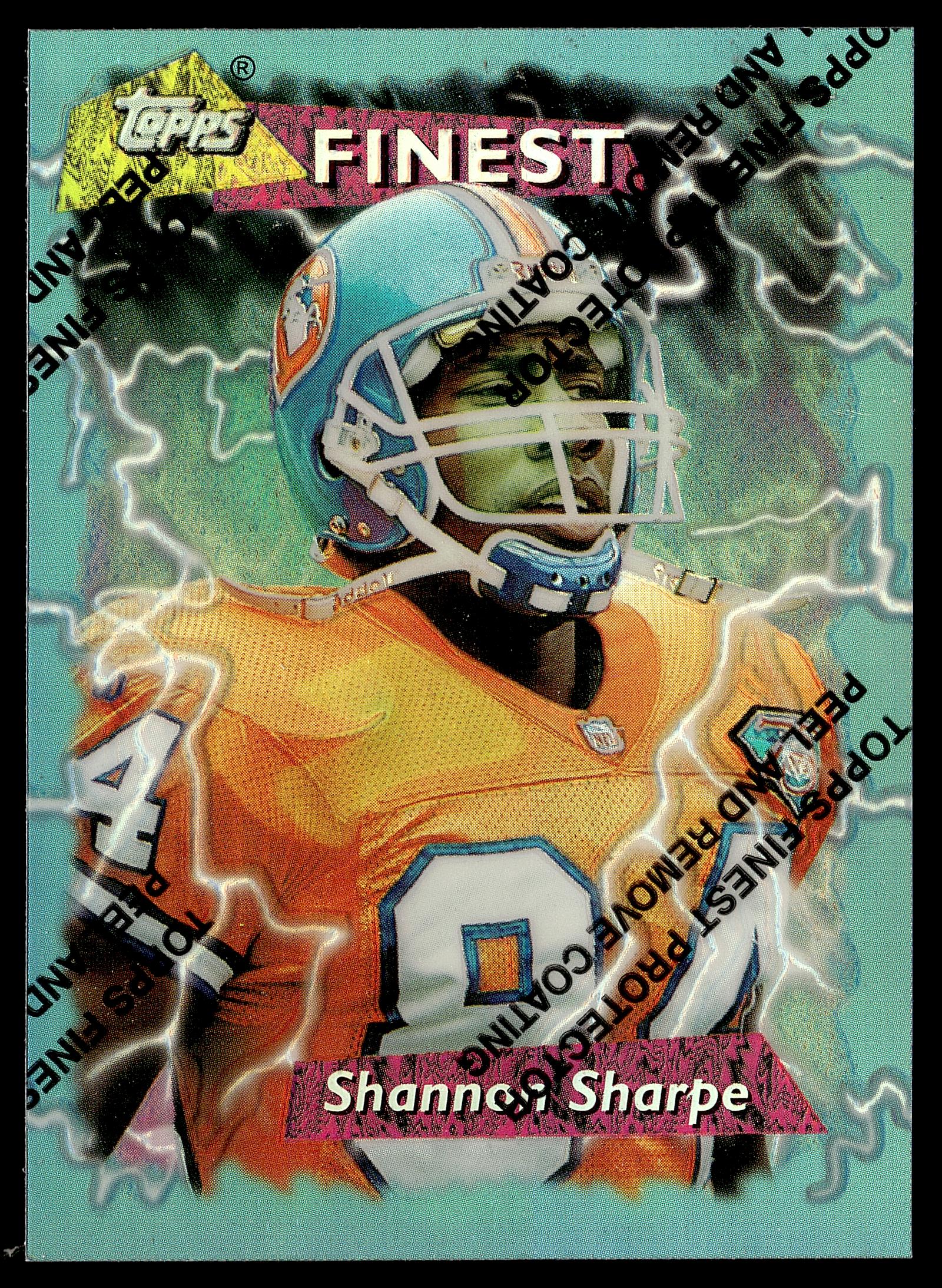 1995 Finest #173 Shannon Sharpe Refractors