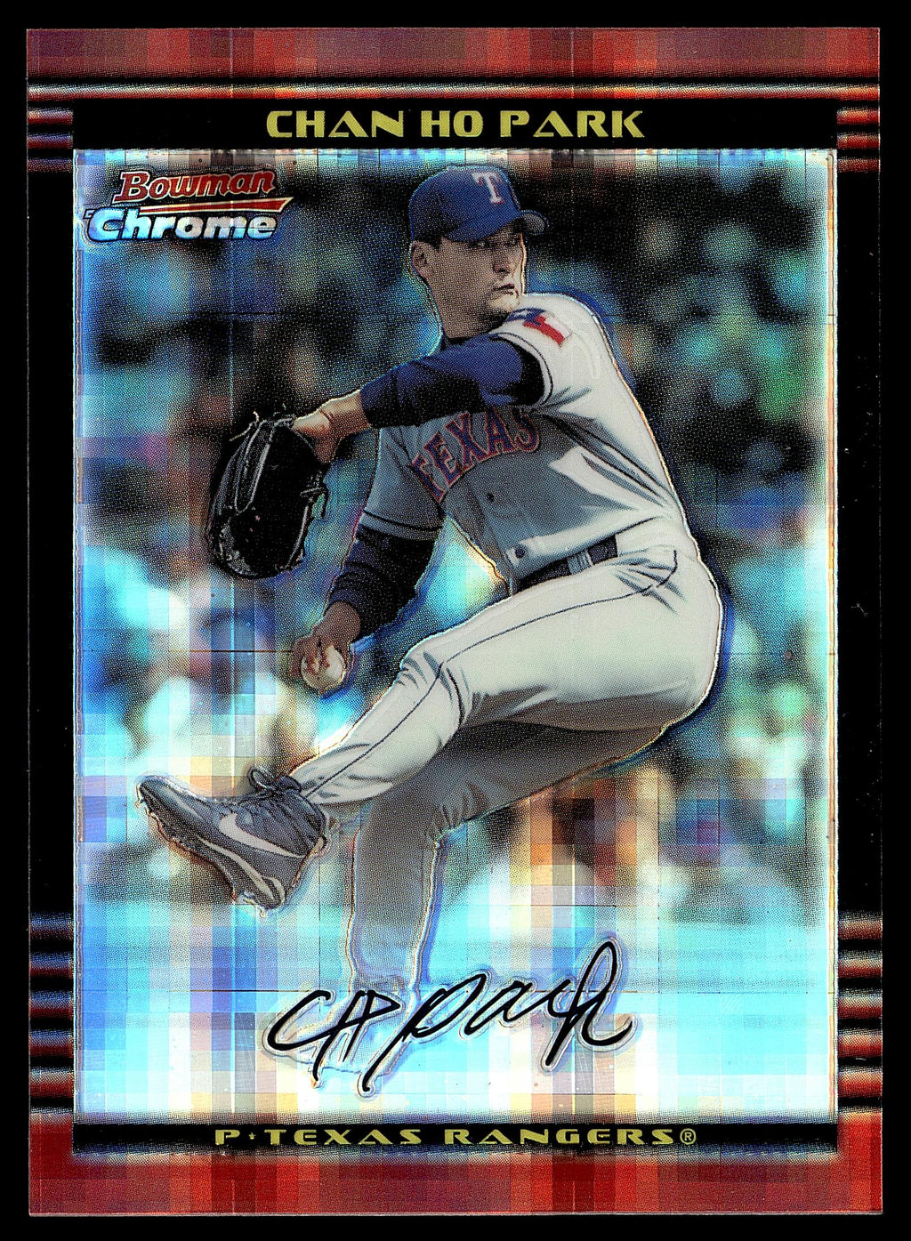 2002 Bowman Chrome #53 Chan Ho Park X-Fractors #/250