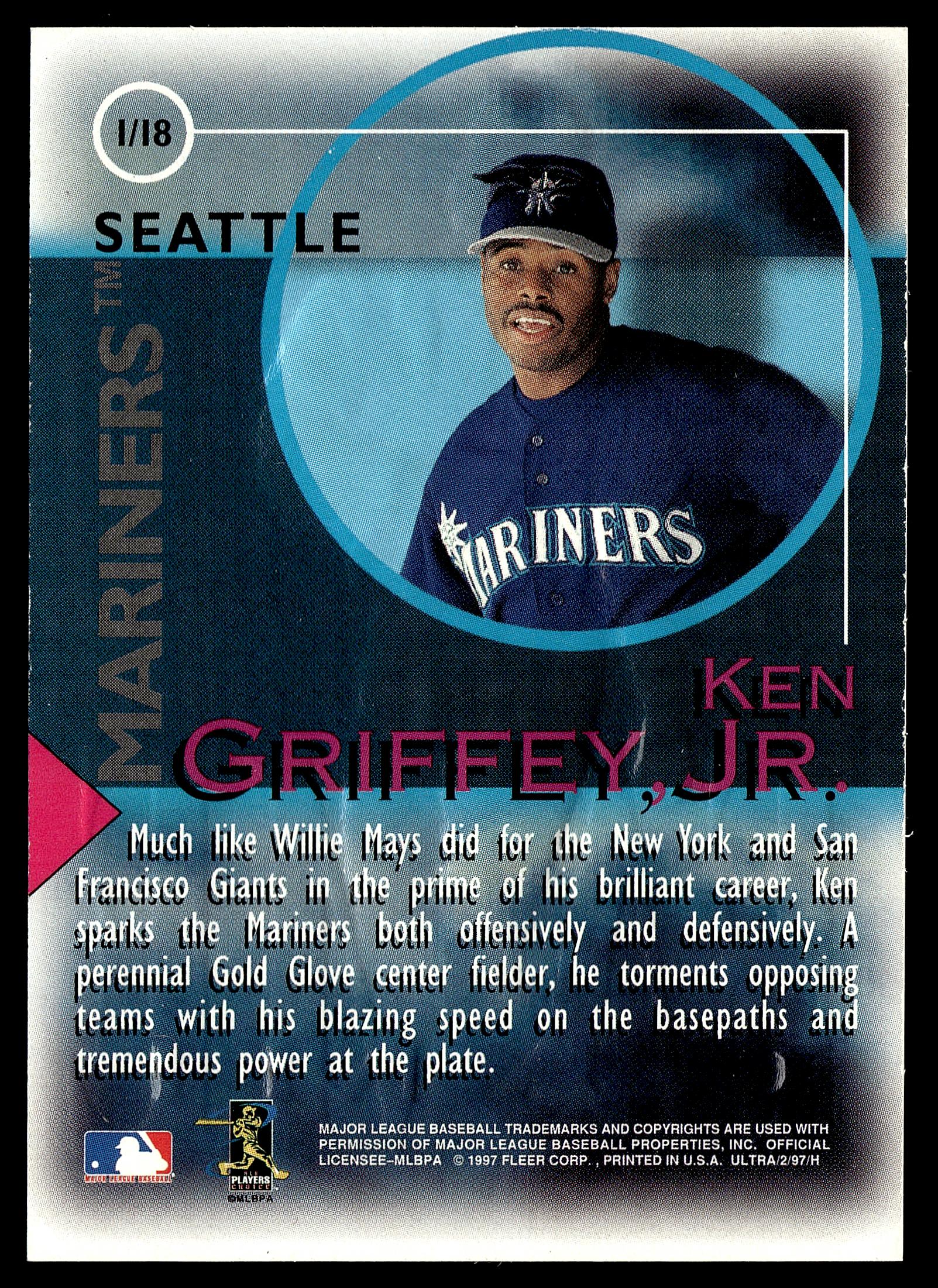 1997 Ultra #1 Ken Griffey, Jr. Fame Game