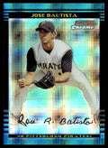 2002 Bowman Chrome #348 Jose Bautista X-Fractors #/250