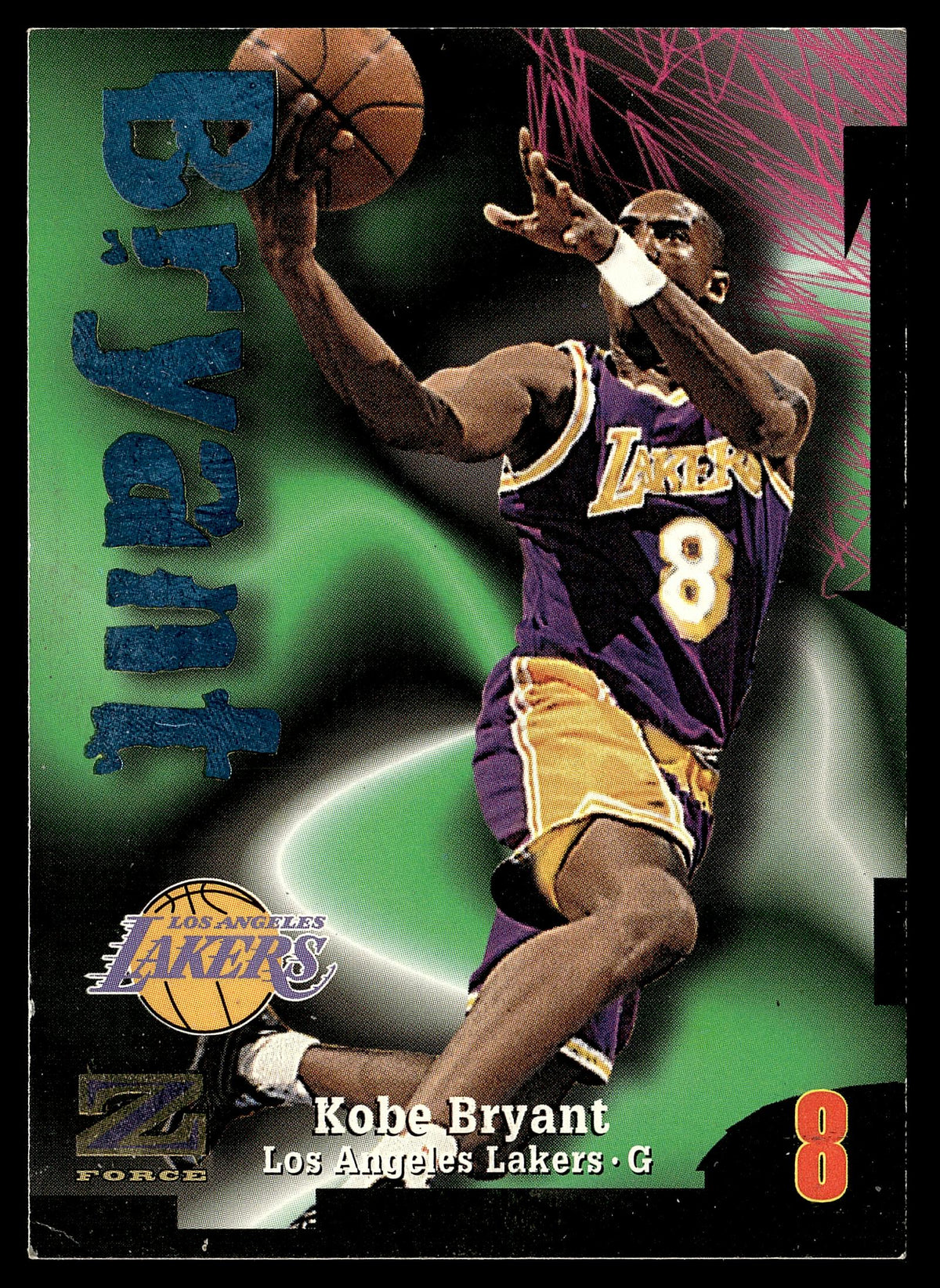 1997-98 SkyBox Z-Force #88 Kobe Bryant