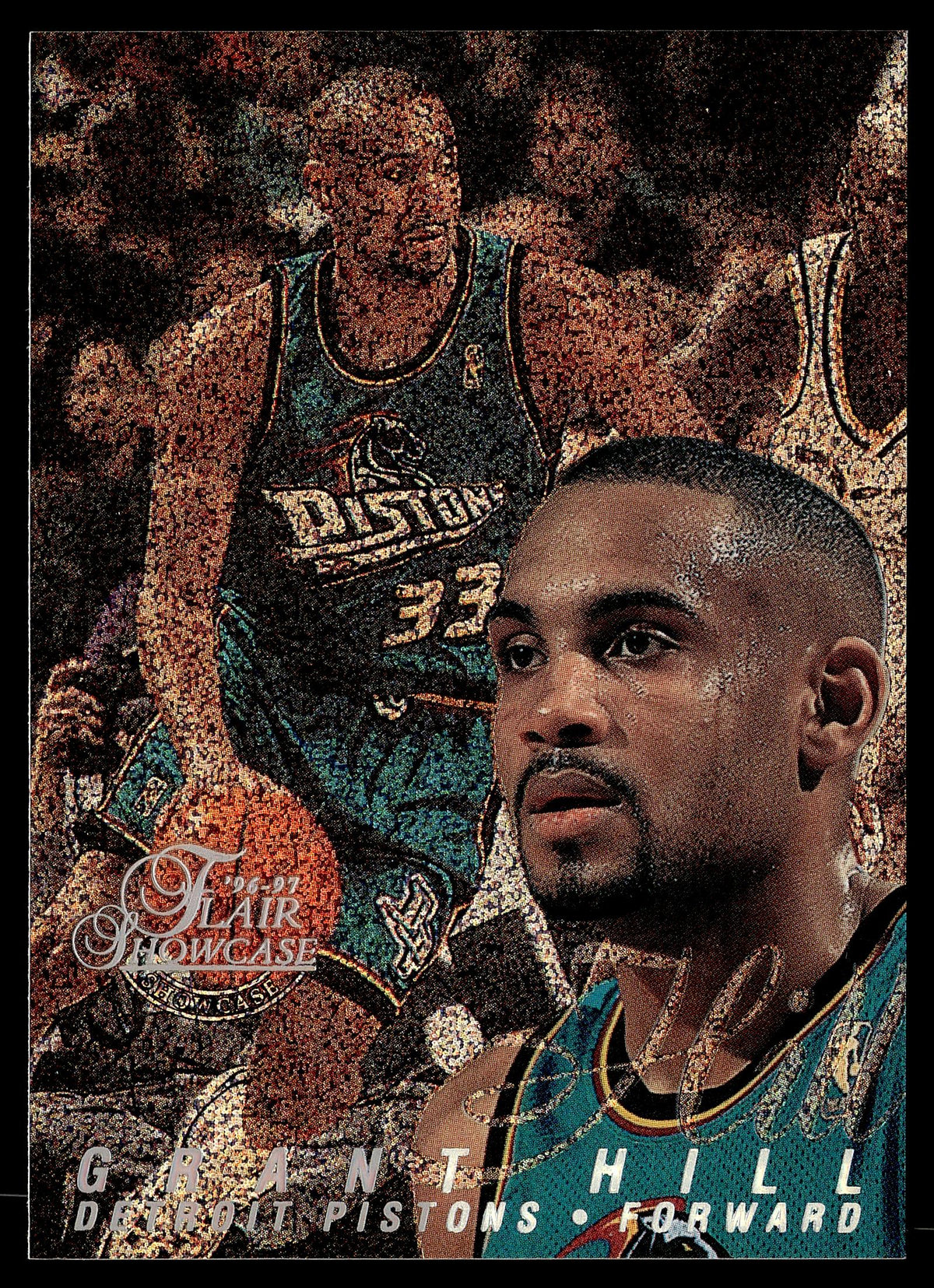 1996-97 Flair Showcase #19 Grant Hill Flair Showcase Row 0 (Showcase)