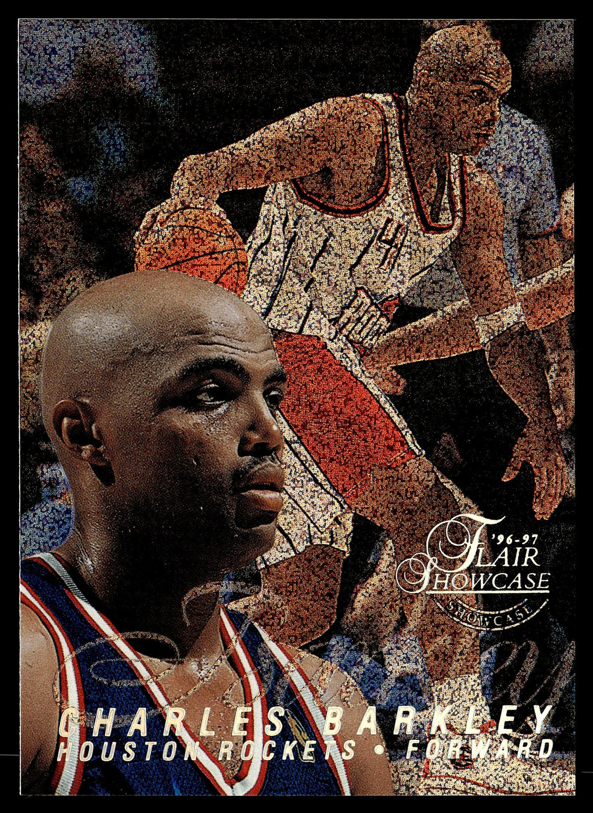 1996-97 Flair Showcase #4 Charles Barkley Flair Showcase Row 0 (Showcase)