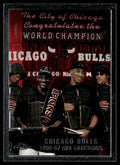 1997-98 Topps Chrome #51 Chicago Bulls 1996-97 NBA Champions