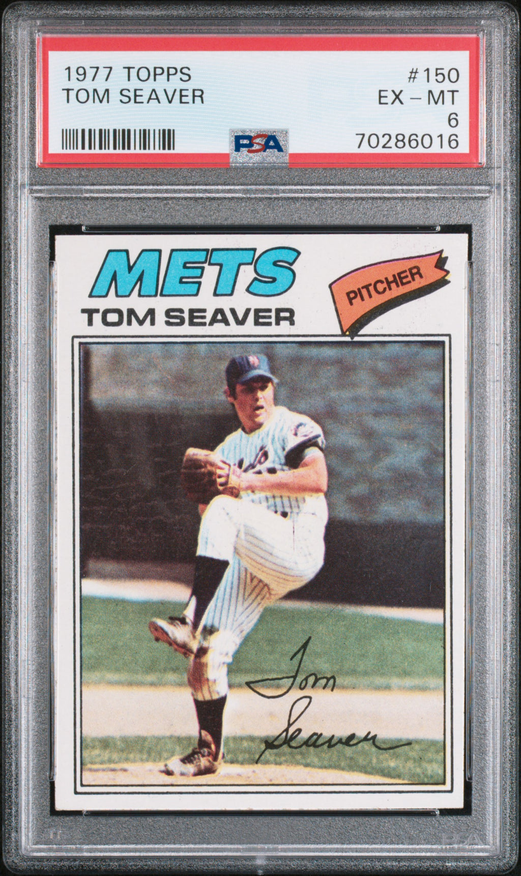1977 Topps #150 Tom Seaver PSA 6