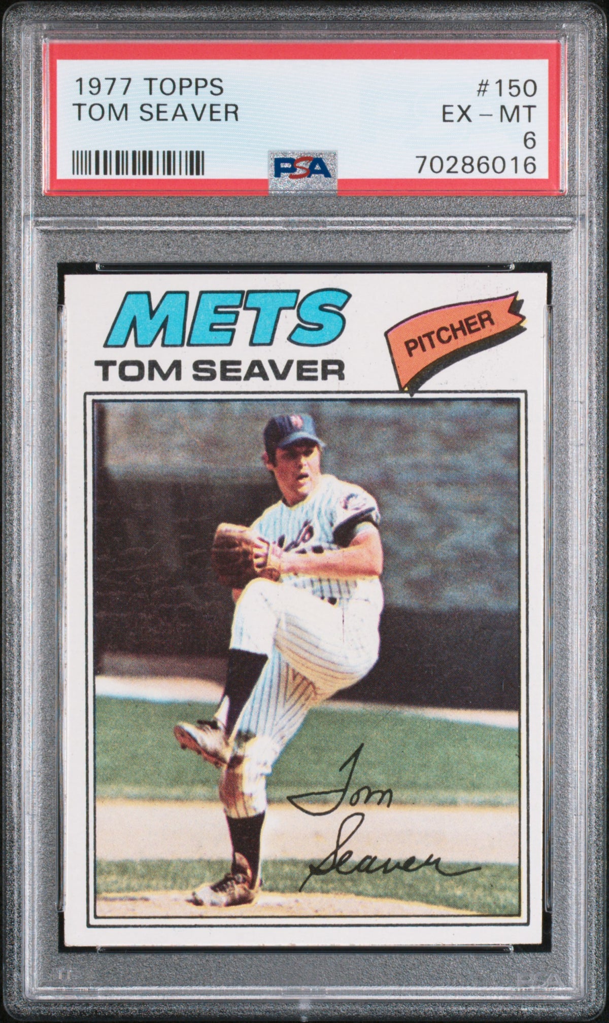 1977 Topps #150 Tom Seaver PSA 6