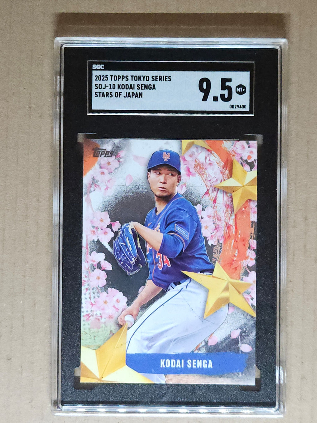 2025 Topps #SOJ-10 Kodai Senga Stars of Japan SGC 9.5