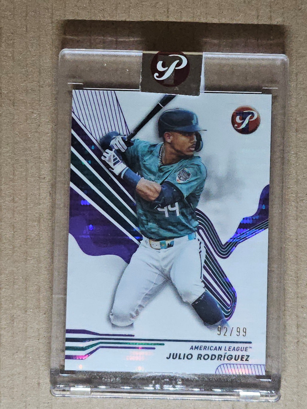2024 Topps Pristine #277 Julio Rodríguez Pristine Purple Refractor #/99