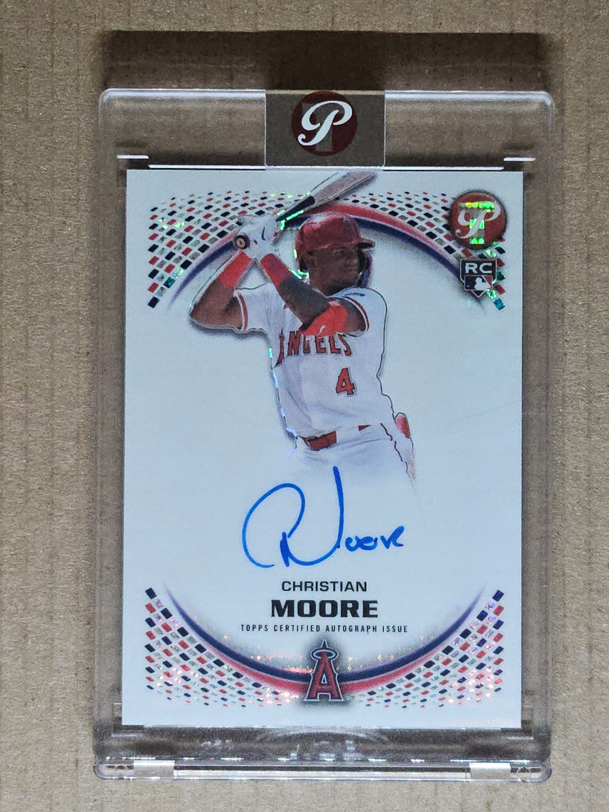 2026 Topps Pristine #PA-CHM Christian Moore Pristine Encased Autographs