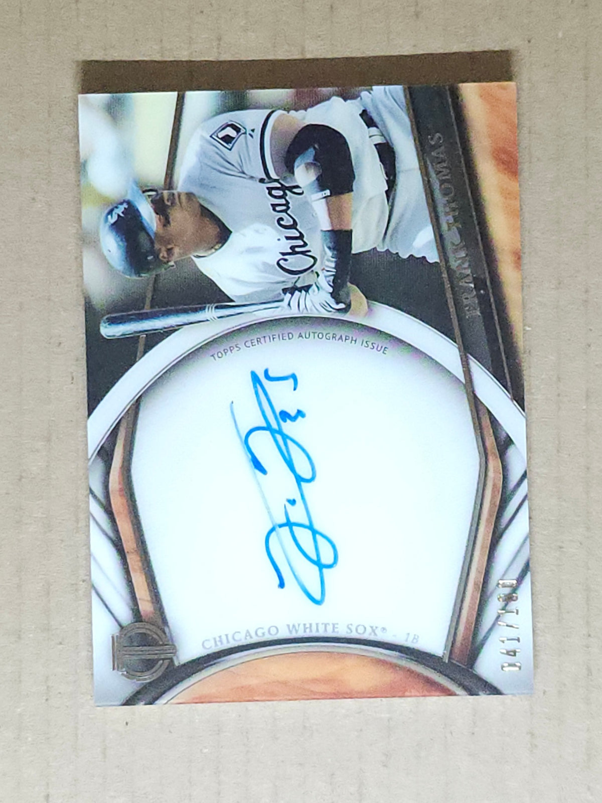 2018 Topps Tribute #TA-FT Frank Thomas Autographs #/100