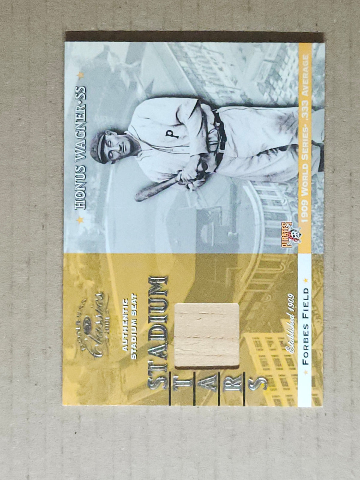 2001 Donruss Classics #SS-16 Honus Wagner Stadium Stars
