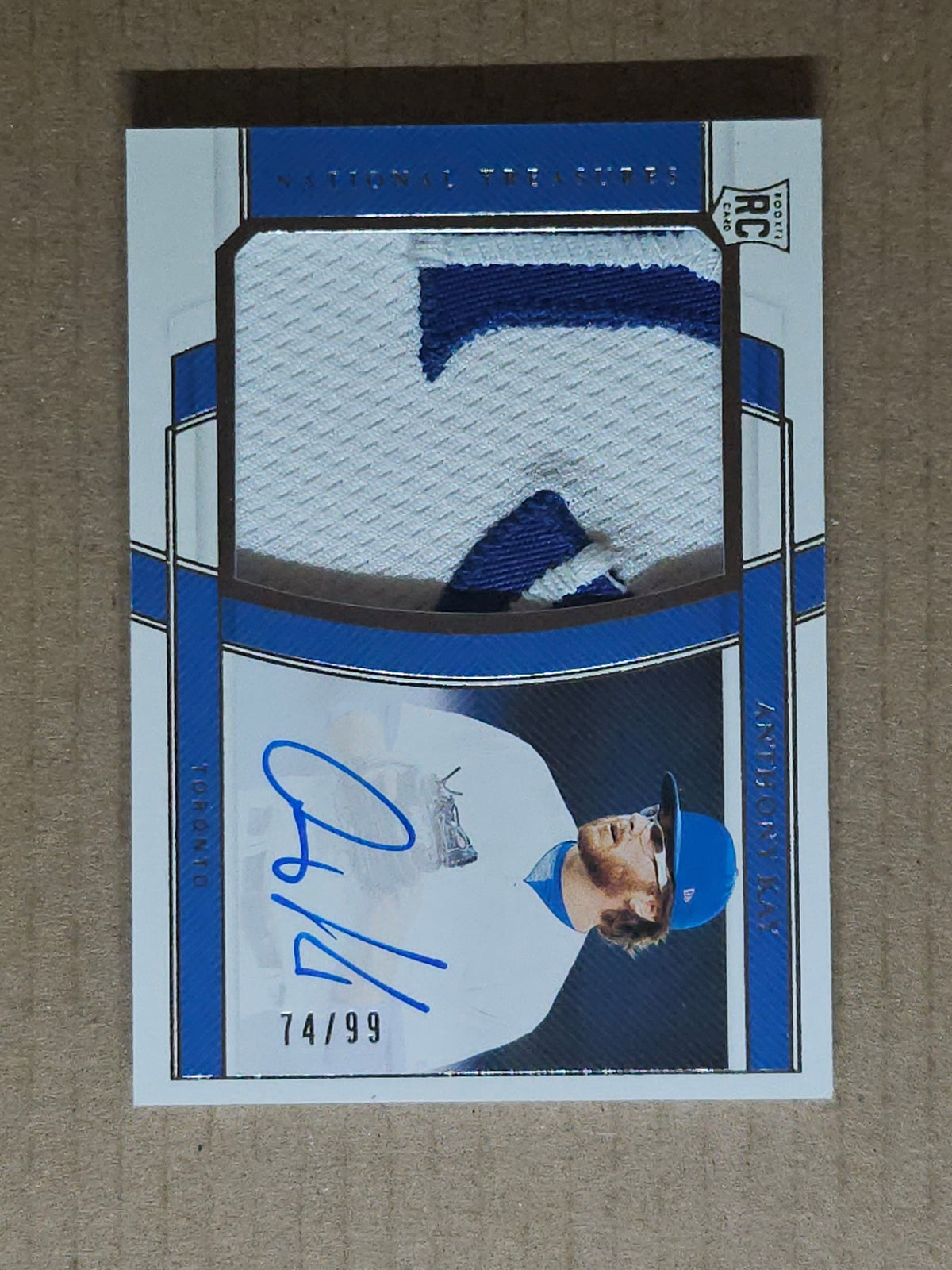 2020 Panini National Treasures #174 Anthony Kay #/99