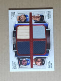 2012 Topps Museum #PPFQR-RMKF Ramirez McCann Kemp Fielder Quad Relics #/99