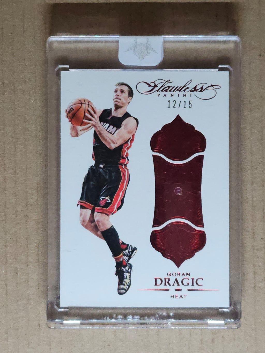 2015-16 Panini Flawless #46 Goran Dragic Ruby #/15
