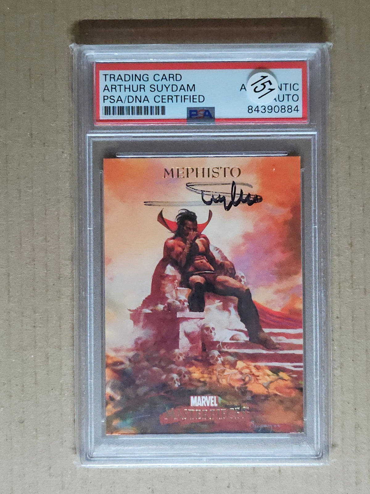 2007 SkyBox Marvel Masterpieces #56 Mephisto Auto